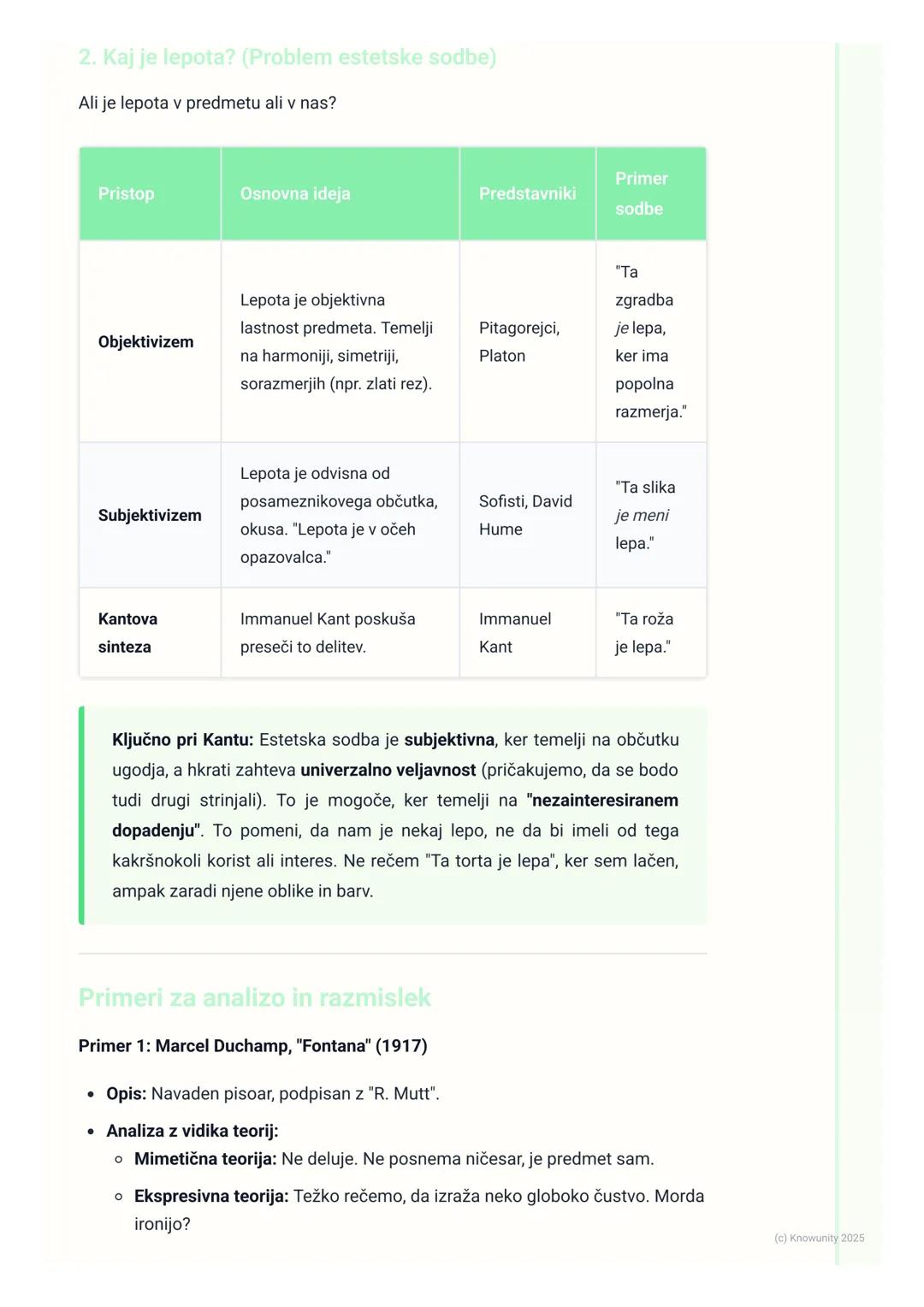 # Estetika in filozofija umetnosti

Uvod v estetiko

Estetika je veja filozofije, ki se ukvarja s preučevanjem lepega, umetnosti in
estetske
