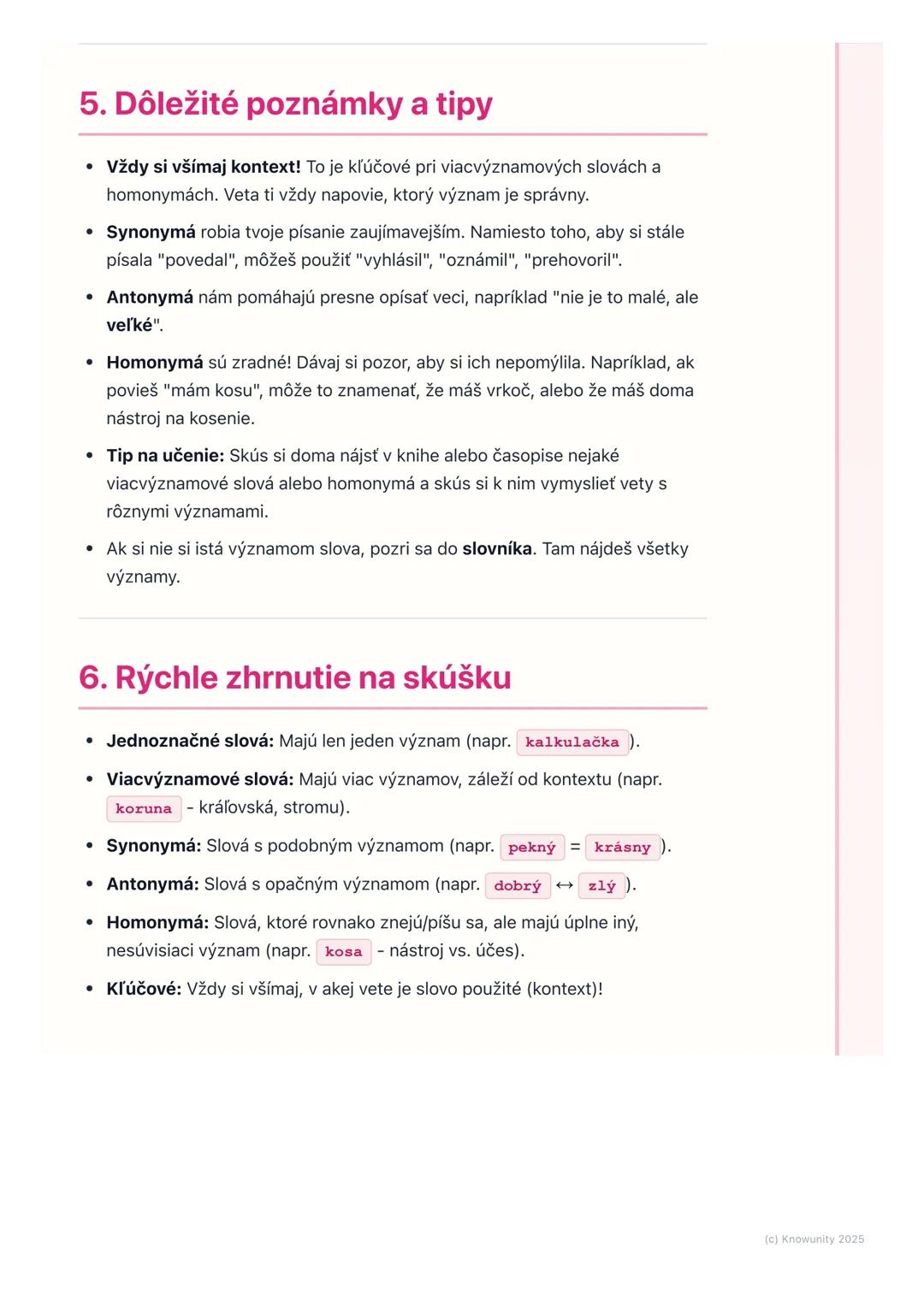 # Významové vzťahy medzi
slovami

1. Úvod do významových vzťahov

Dnes si zopakujeme, ako slová spolu súvisia a aké majú významy. Je to
dôle