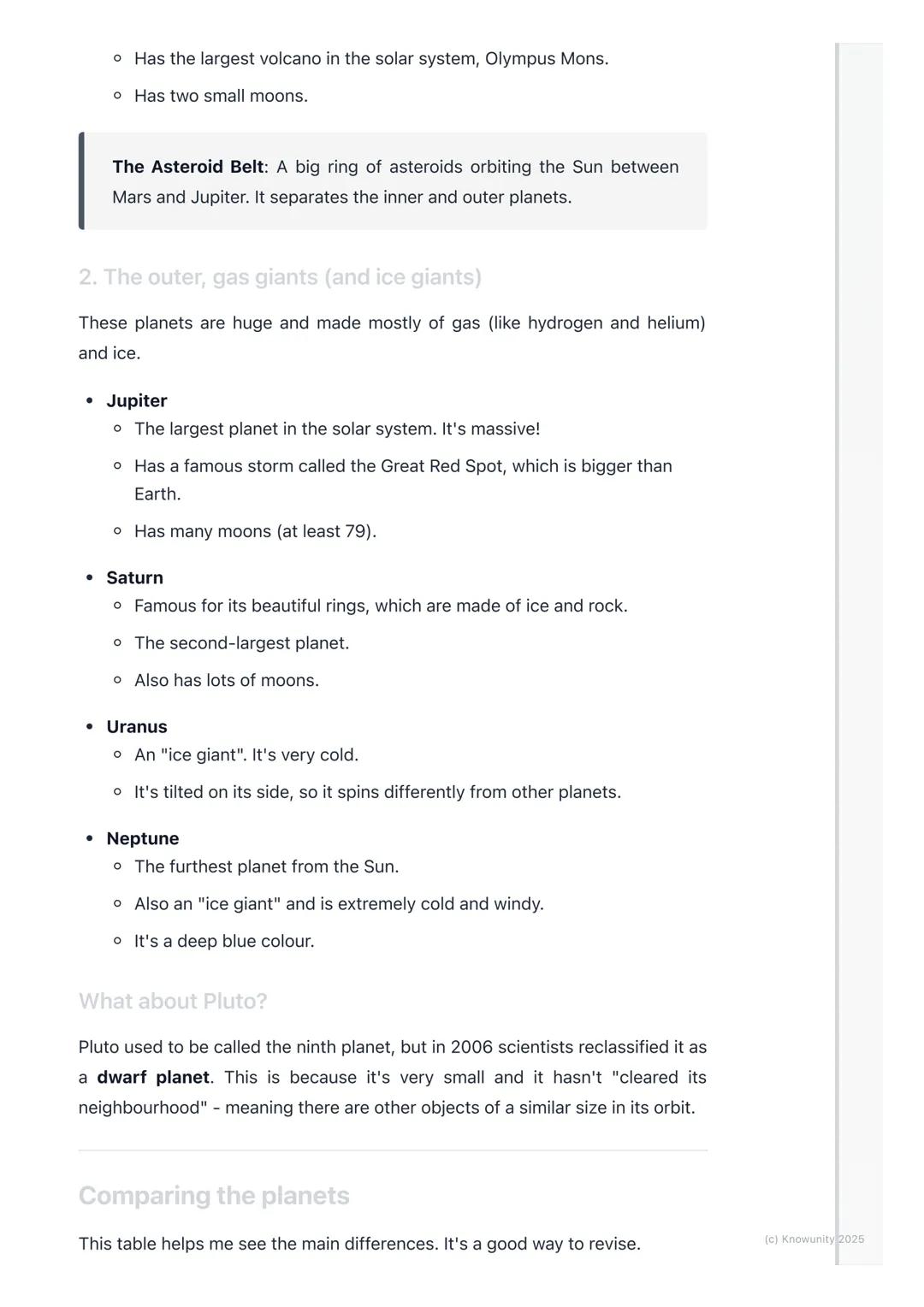 # The Solar System

Our place in space

The Solar System is our home in the universe. It's made up of our star, the Sun,
and everything that