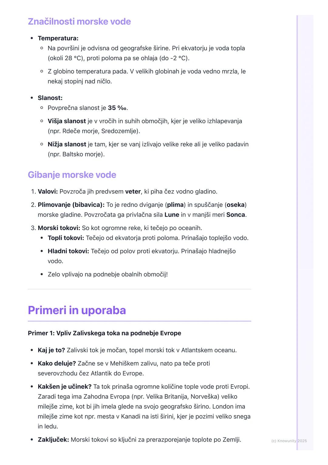 # Oceani in morja

Uvod v oceane in morja

Oceani in morja pokrivajo večino našega planeta, približno 71%. So ogromni
vodni prostori slane v