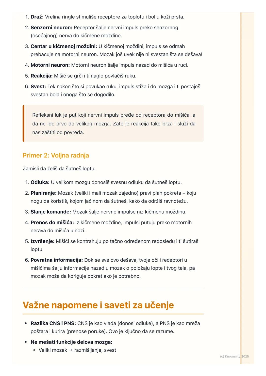 # Nervni sistem

## Uvod u nervni sistem

Nervni sistem je najsloženiji sistem organa u našem telu. Njegova glavna uloga
je da kontroliše i 