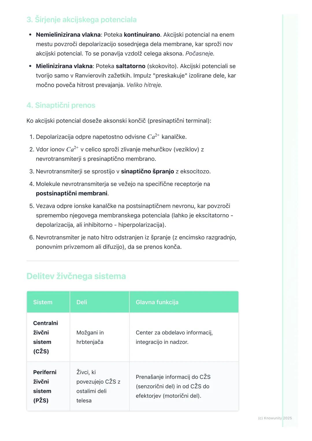 # Živčni sistem

Pregled živčnega sistema

Živčni sistem je ključni komunikacijski in kontrolni sistem v telesu. Skupaj s
hormonskim sistemo