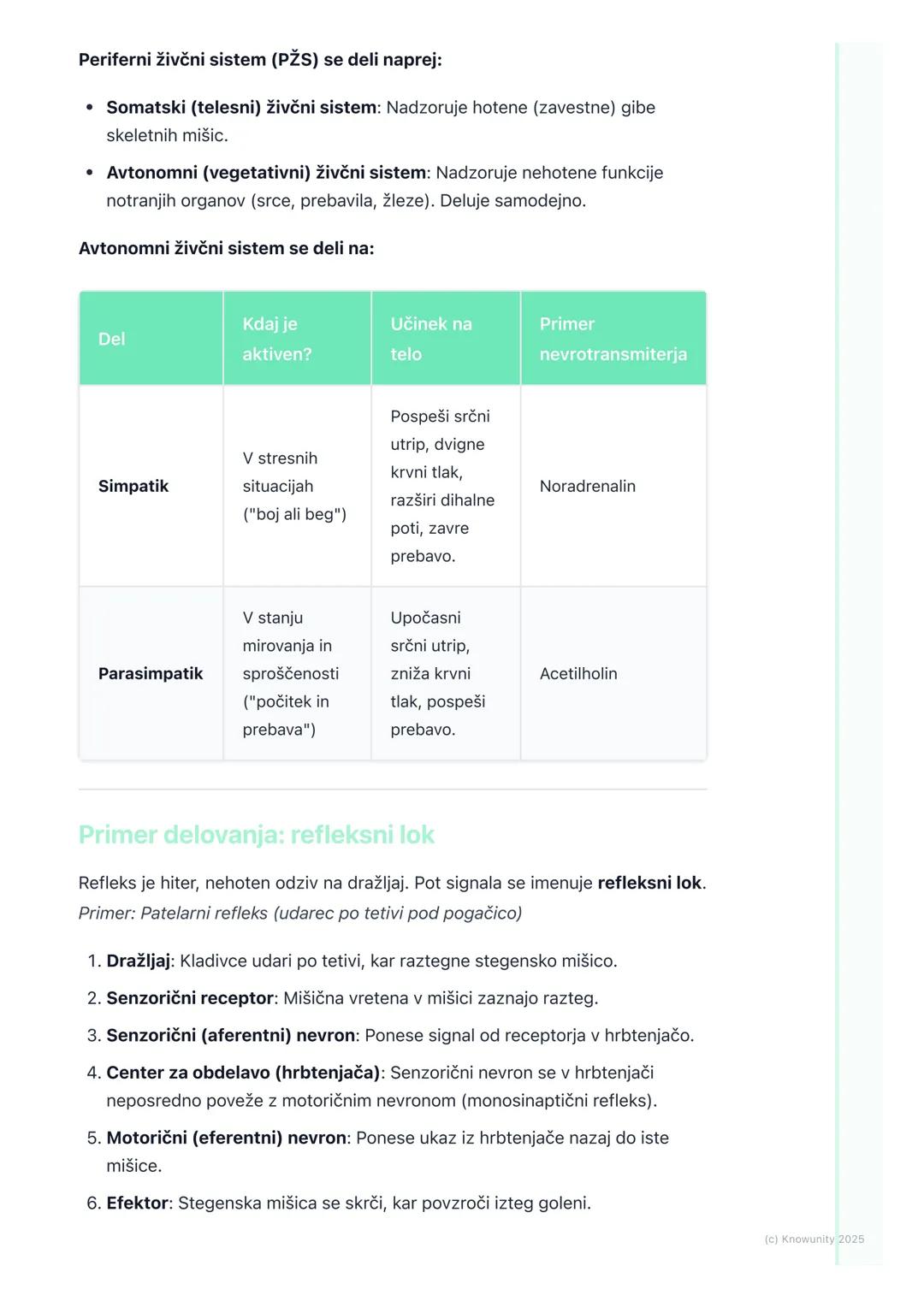 # Živčni sistem

Pregled živčnega sistema

Živčni sistem je ključni komunikacijski in kontrolni sistem v telesu. Skupaj s
hormonskim sistemo
