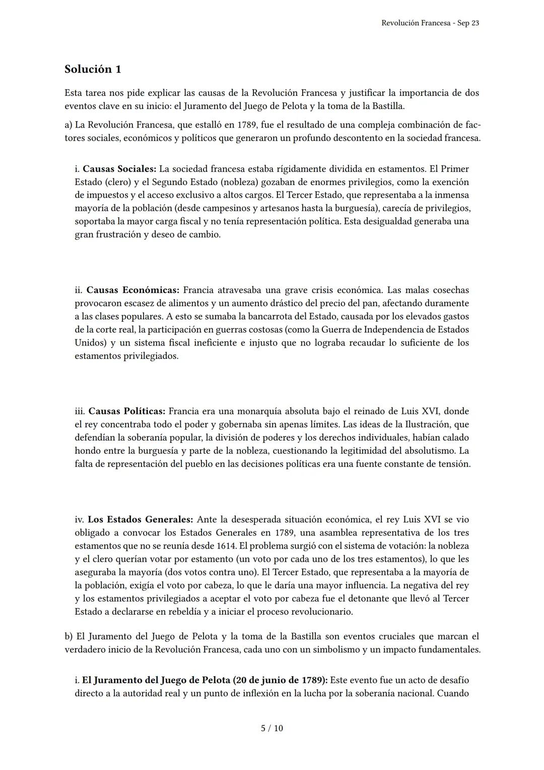# Revolución Francesa

Generado por Knowunity - Sep 23

Descripción: Este examen cubre la Revolución Francesa, sus causas, desarrollo y cons