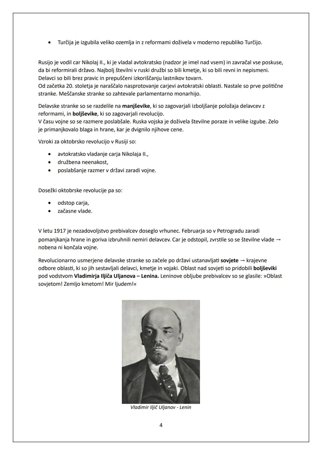 # ZAPISKI ZA 1. USTNO OCENO PRI ZGODOVINI
Prva svetovna vojna, takrat imenovana Velika vojna je bila vojaški konflikt, ki je trajal od 28.