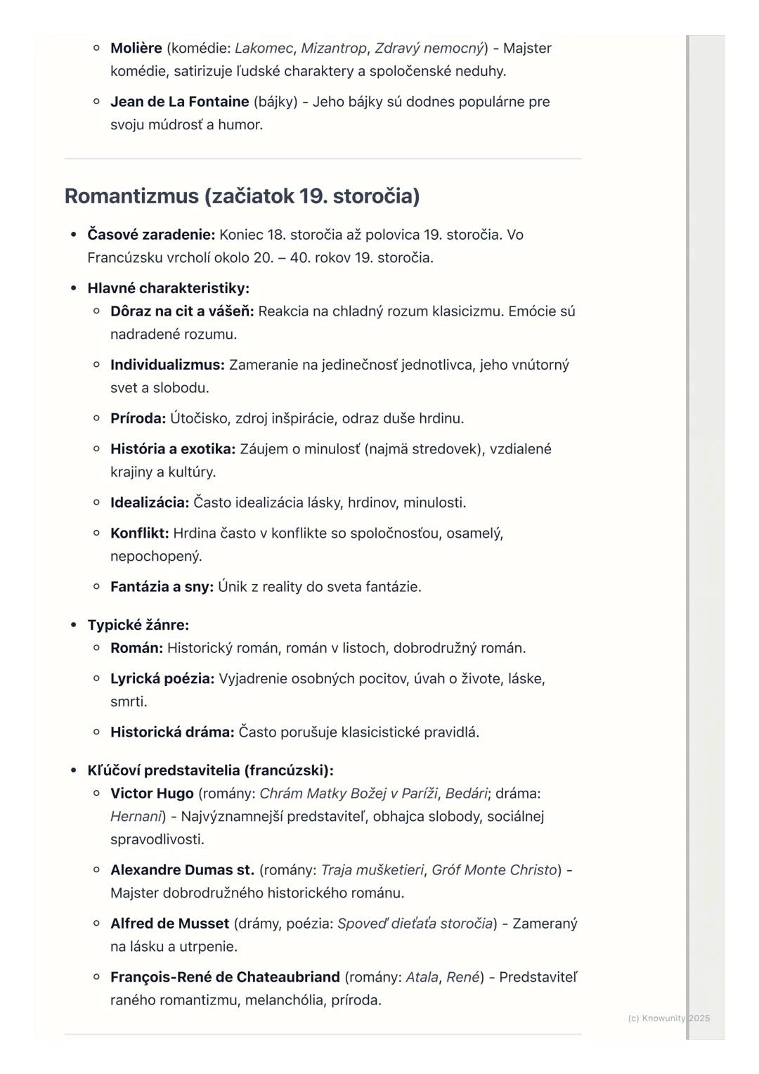 # Prehľad literárnych období a
žánrov
1. Prehľad a úvod do literárnych období
Je dôležité pochopiť, že literatúra sa nevyvíjala izolovane,