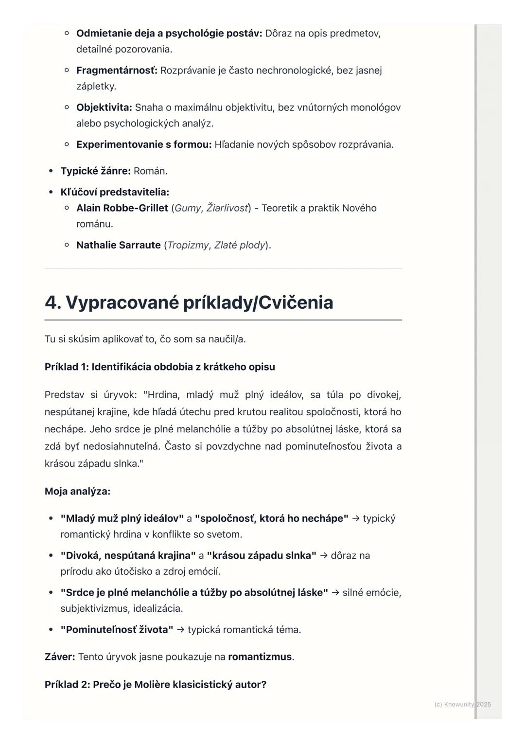 # Prehľad literárnych období a
žánrov
1. Prehľad a úvod do literárnych období
Je dôležité pochopiť, že literatúra sa nevyvíjala izolovane,