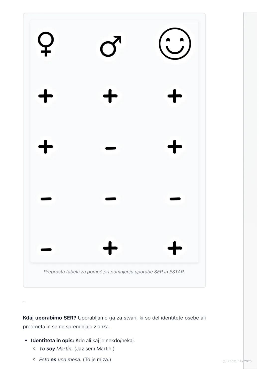 # Glagol SER (biti) in ESTAR
(biti/nahajati se)
Glagola *ser in estar* - uvod
Oba glagola, *ser in estar*, v slovenščini pomenita "biti".