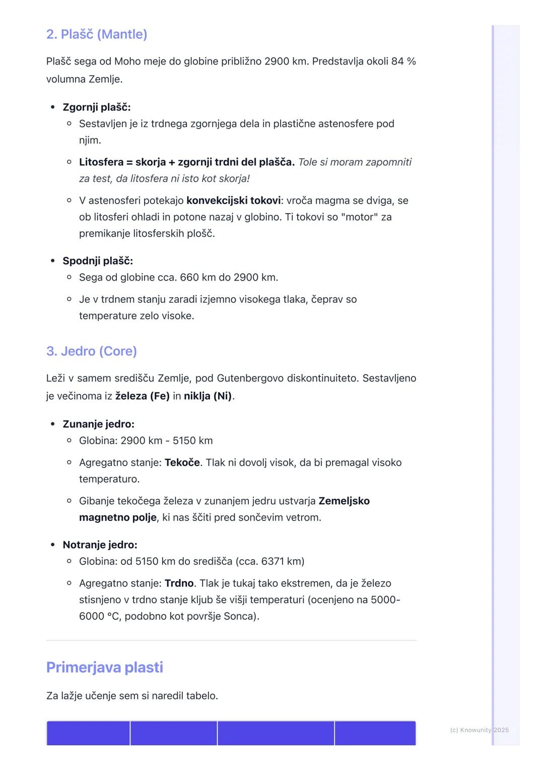 # Zgradba Zemlje
Uvod v zgradbo Zemlje
Zemlja ni enotna krogla, ampak je sestavljena iz več plasti, podobno kot
čebula. Notranjosti Zemlje