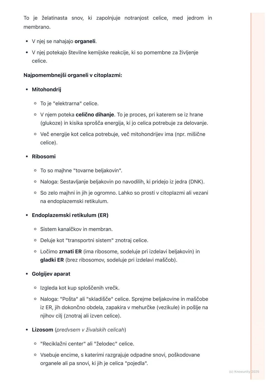 # Zgradba celice
Uvod: Celica kot osnovna enota življenja
Vsa živa bitja so zgrajena iz celic. Celica je najmanjša enota, ki lahko
samosto