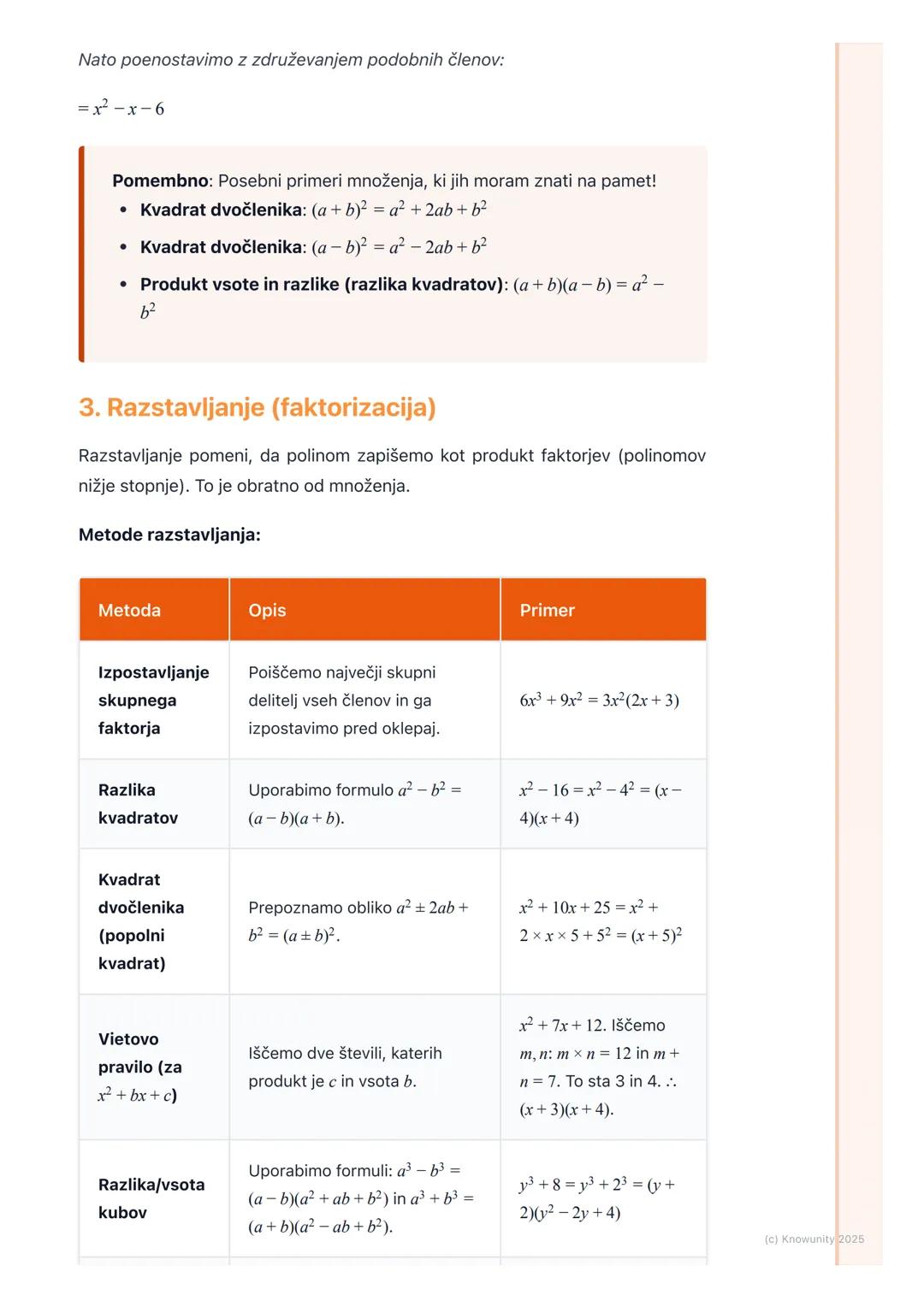 # Algebrski izrazi in polinomi
## Uvod v algebrske izraze in polinome
Algebrski izrazi so osnova algebre. Sestavljeni so iz števil, spreme