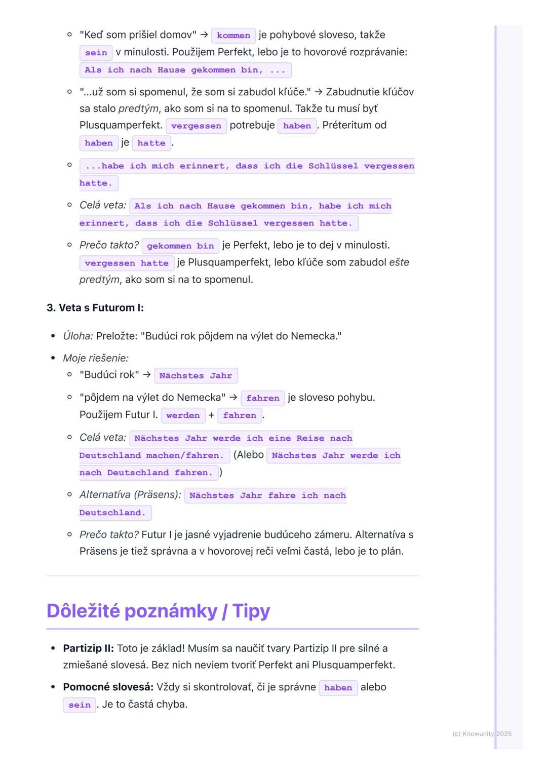 # Slovesné časy
Prehľad / Úvod
Ahojte! Dnes sa pozrieme na nemecké slovesné časy, čo je dosť dôležité, aby
sme vedeli správne rozprávať a