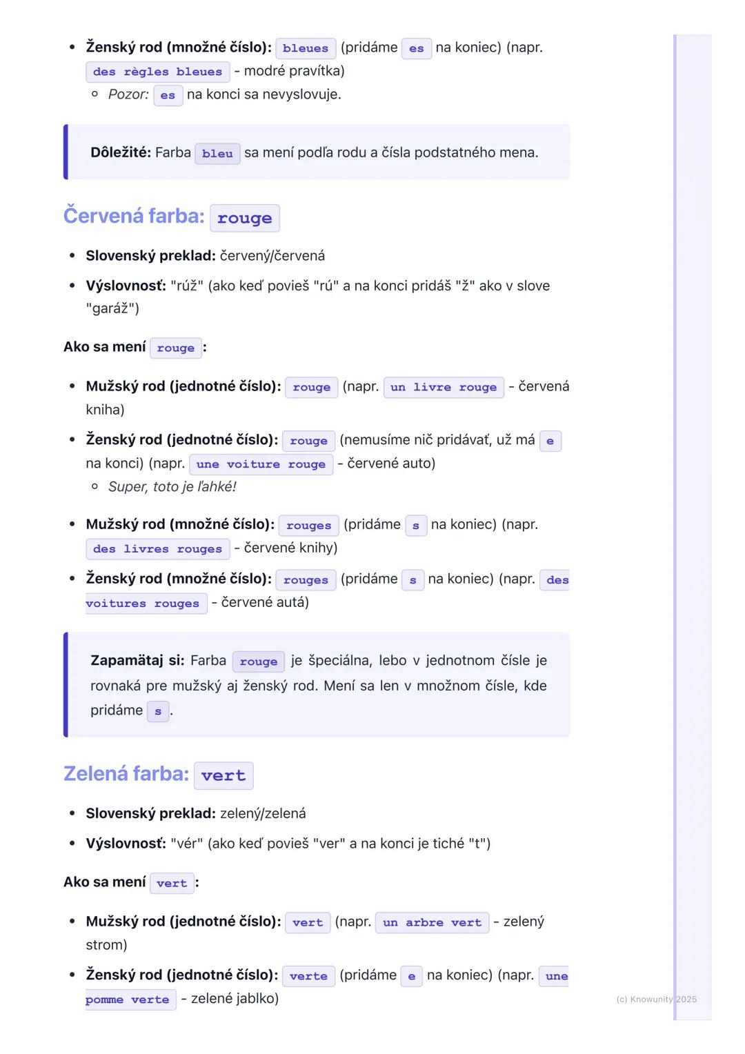 # Farby
## 1. Prehľad a úvod
Ahojte! Dnes si zopakujeme a naučíme sa niečo nové o farbách vo
francúzštine. Je to super dôležité, lebo farb