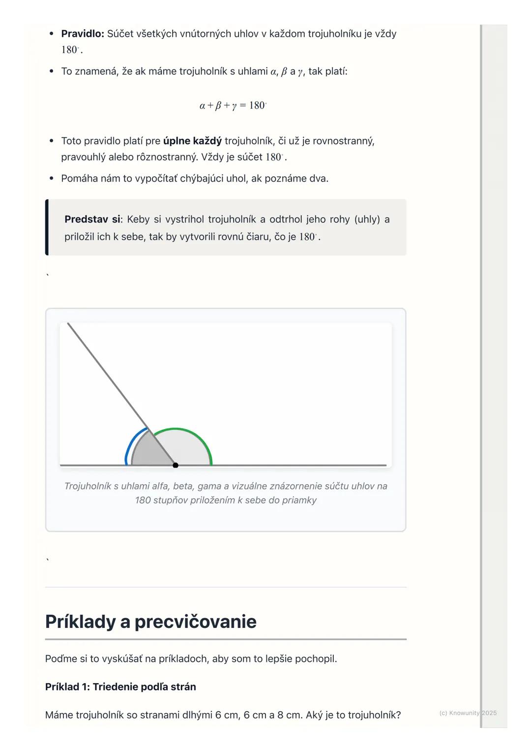 # Trojuholníky
## Úvod do trojuholníkov
Trojuholníky sú super dôležité tvary v matematike, hlavne v geometrii. Sú
všade okolo nás v domoch