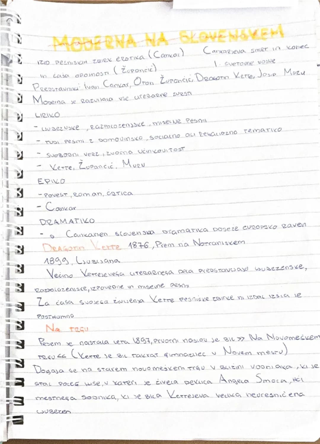 ## MODERNA NA
Noč trudna Poos BITEV/Invertua
molči,
nezamudna
beži op nverzija/
čez mestni trg luna sanjava.
Vse v mraku
mirnó,
na vodnjaku