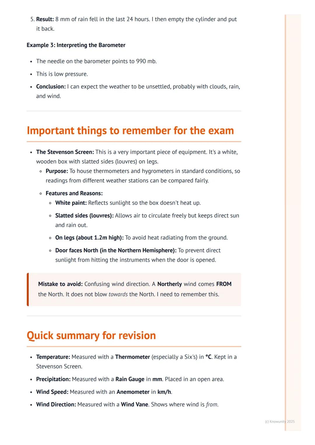 # Measuring Weather
## Introduction to measuring weather
To understand and predict the weather, we need to be able to measure it accuratel