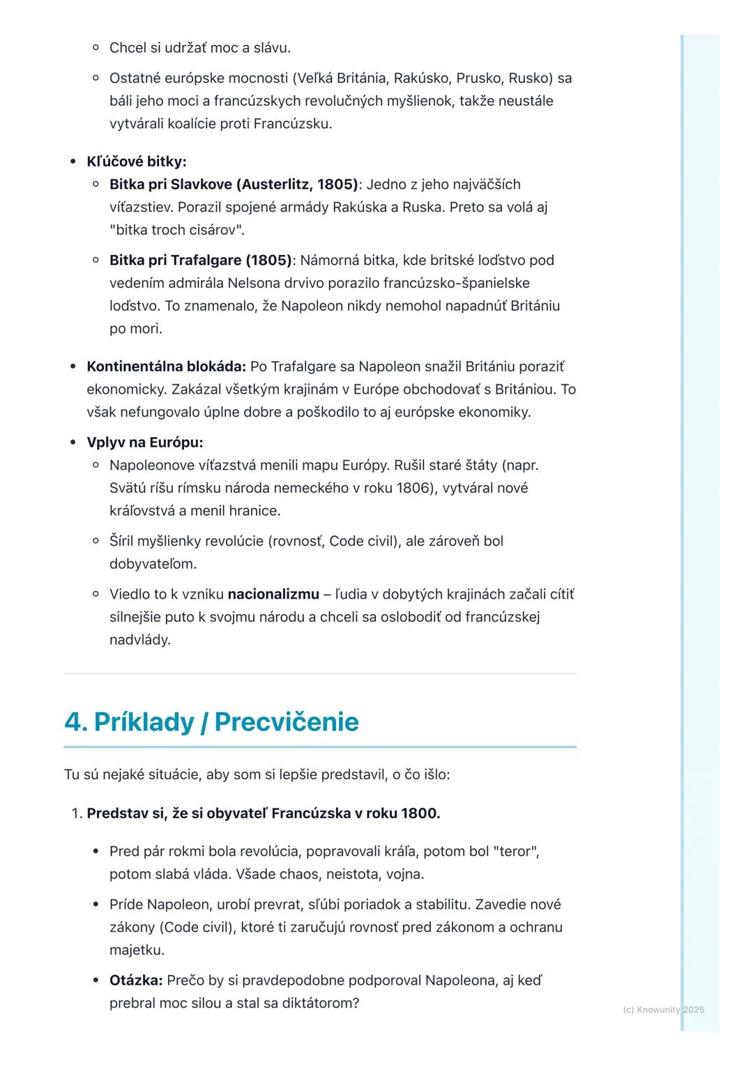 # Napoleon Bonaparte a jeho
vzostup
1. Prehľad / Úvod
Takže, dnes sa ideme pozrieť na Napoleona Bonaparteho. Je to jedna z
najdôležitejšíc