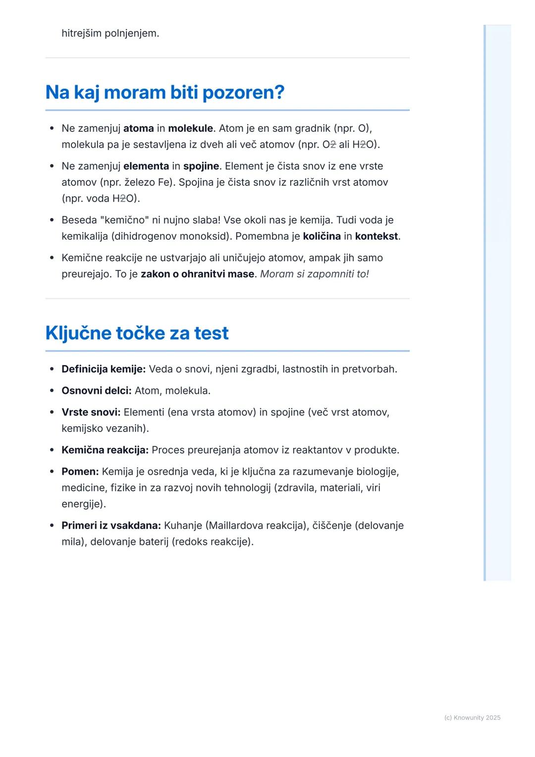 # Kaj je kemija in njen pomen
Opredelitev kemije in njen pomen
Kemija je naravoslovna veda, ki preučuje snov, njeno zgradbo, lastnosti in