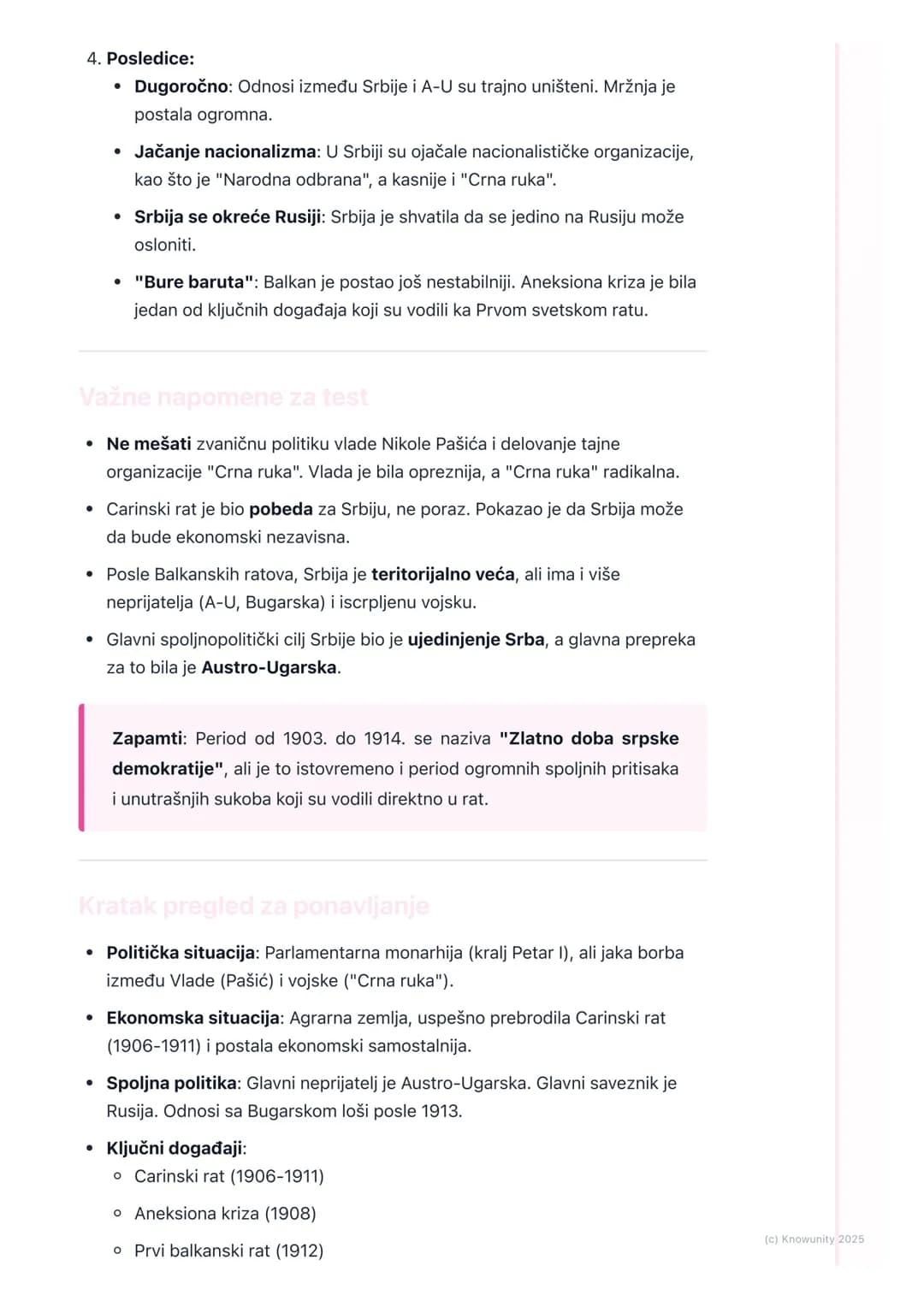 # Srbija pred Prvi svetski rat
Stanje u Srbiji početkom 20. veka
Srbija je u period pred Prvi svetski rat ušla značajno ojačana, ali i isc