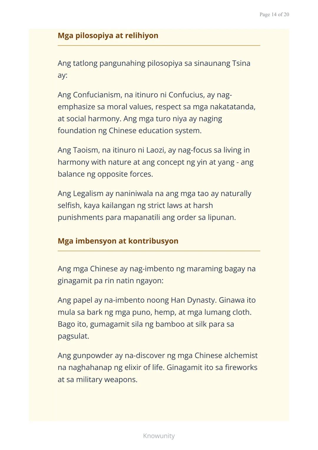 # Sinauang Kabihasnan ng Daigdig: Mesopotamia, Ehipto, Indus, at Tsina
Pag-aaral ng apat na mahahalagang sinaunang kabihasnan sa mundo
##