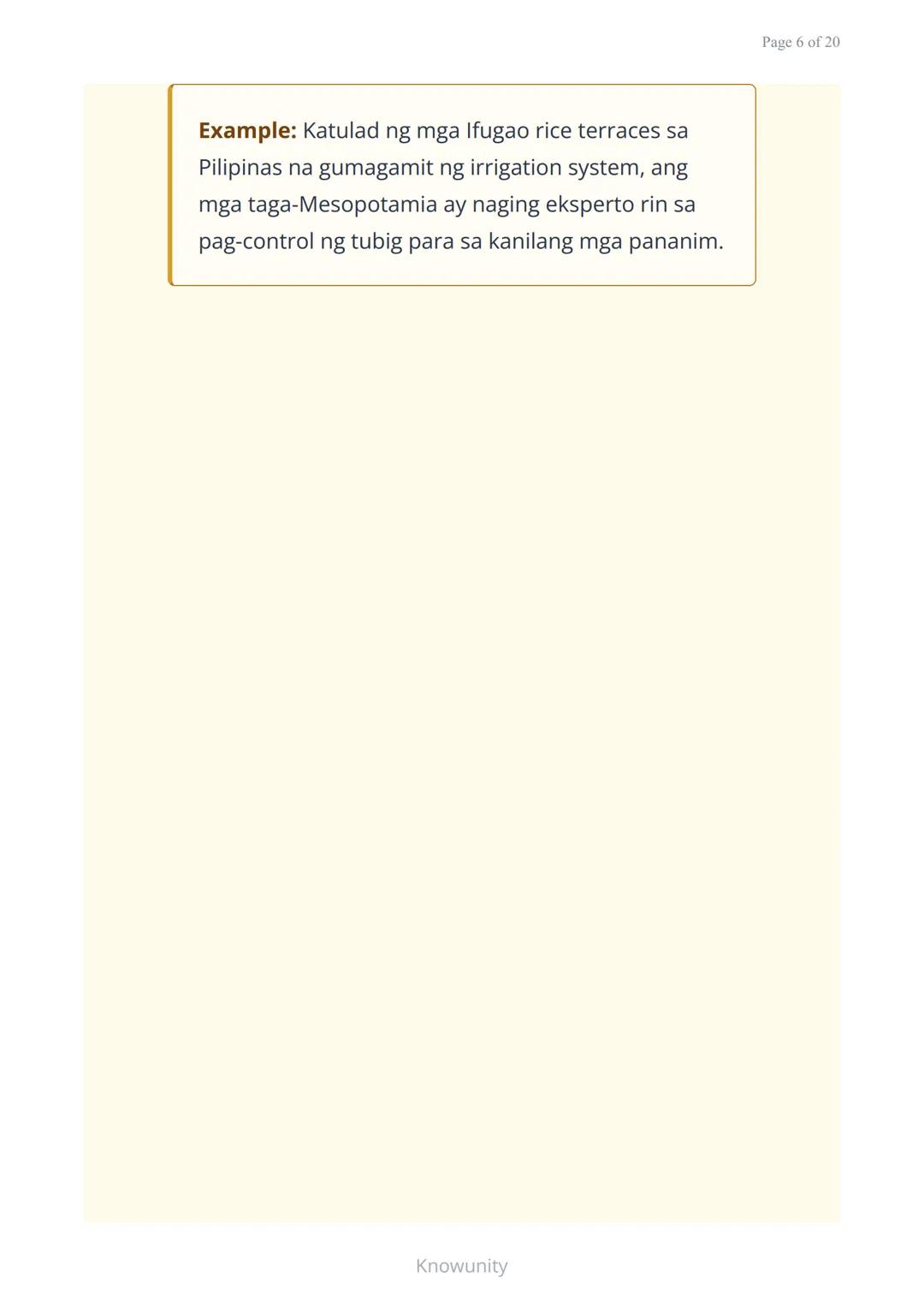 # Sinauang Kabihasnan ng Daigdig: Mesopotamia, Ehipto, Indus, at Tsina
Pag-aaral ng apat na mahahalagang sinaunang kabihasnan sa mundo
##