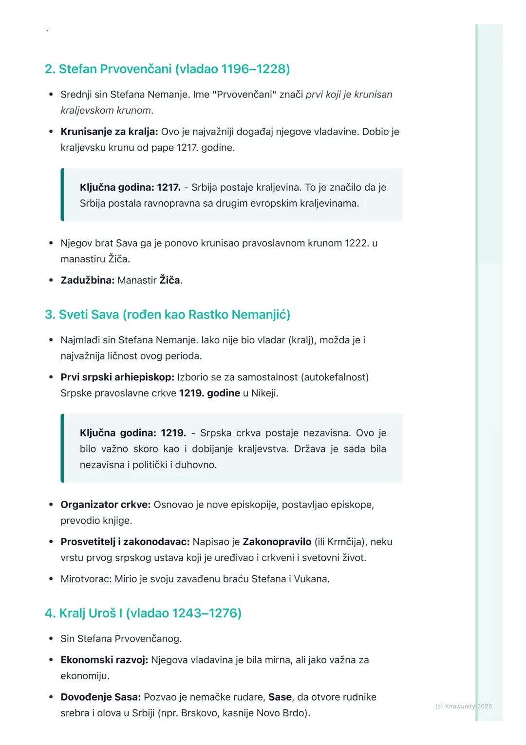 # Uspon Nemanjića – stvaranje
moćne države
Uvod u uspon Nemanjića
Nemanjići su najvažnija srpska srednjovekovna dinastija. Vladali su Srbi